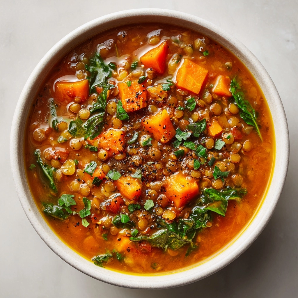 Creamy Red Lentil Soup Recipe - Recipe Image