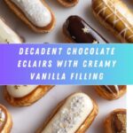 Chocolate Éclairs with Vanilla Filling Recipe