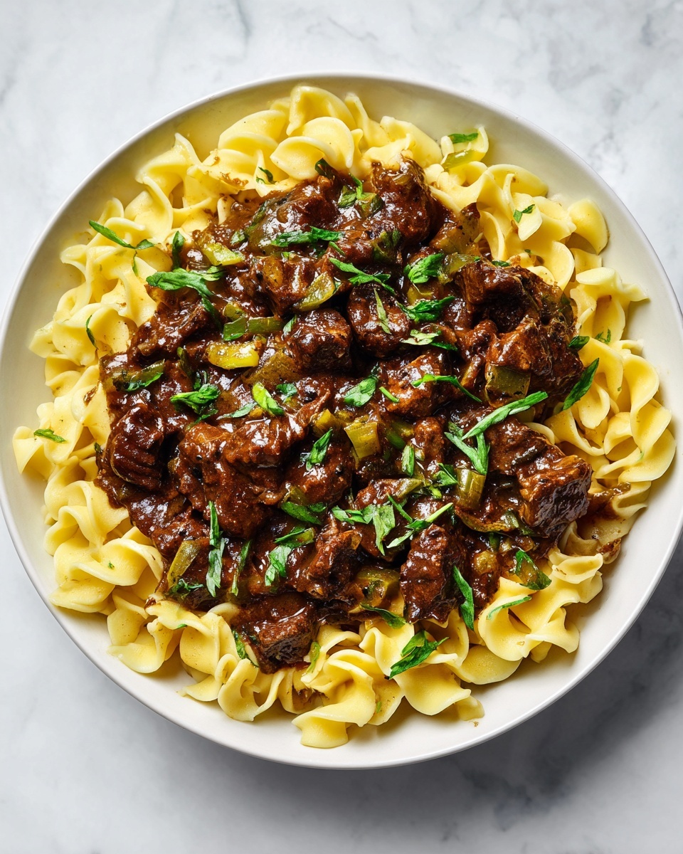 5-Star Slow Cooker Beef and Noodles: Comfort Food Made Easy Recipe - Recipe Image