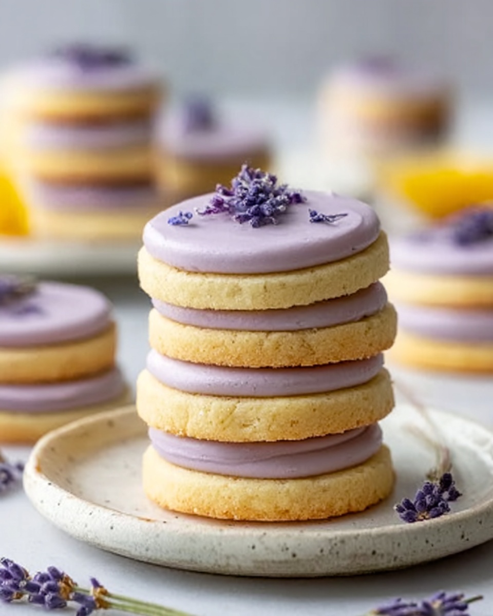 Lemon Lavender Sandwich Cookies Recipe - Recipe Image