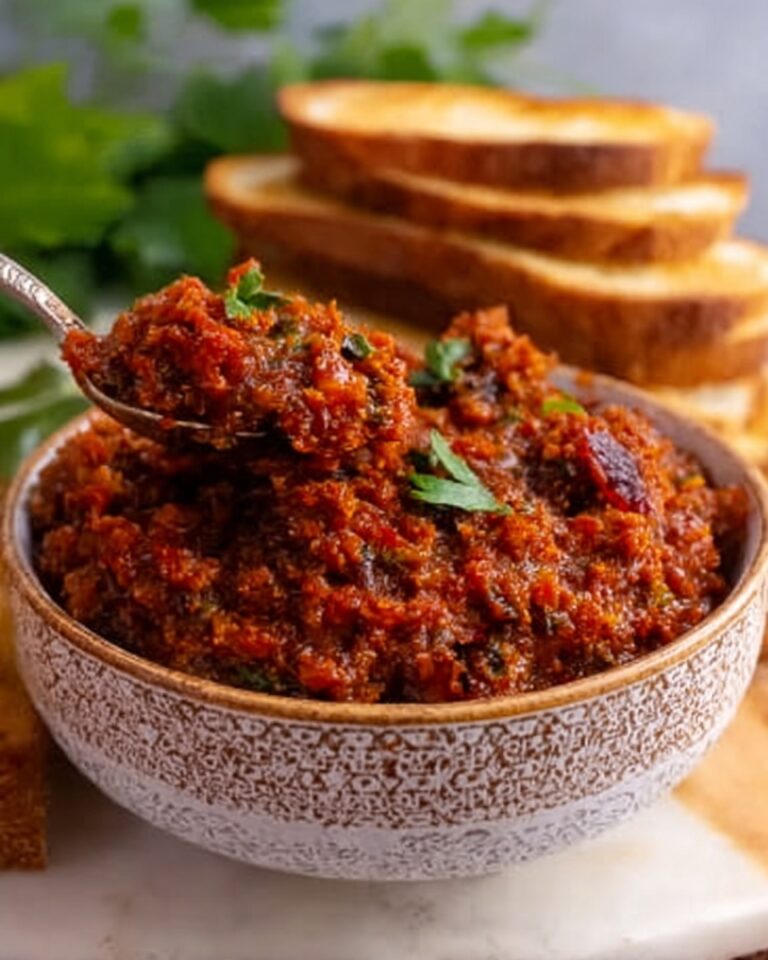 Ajvar – Balkan Roasted Pepper and Eggplant Spread Recipe