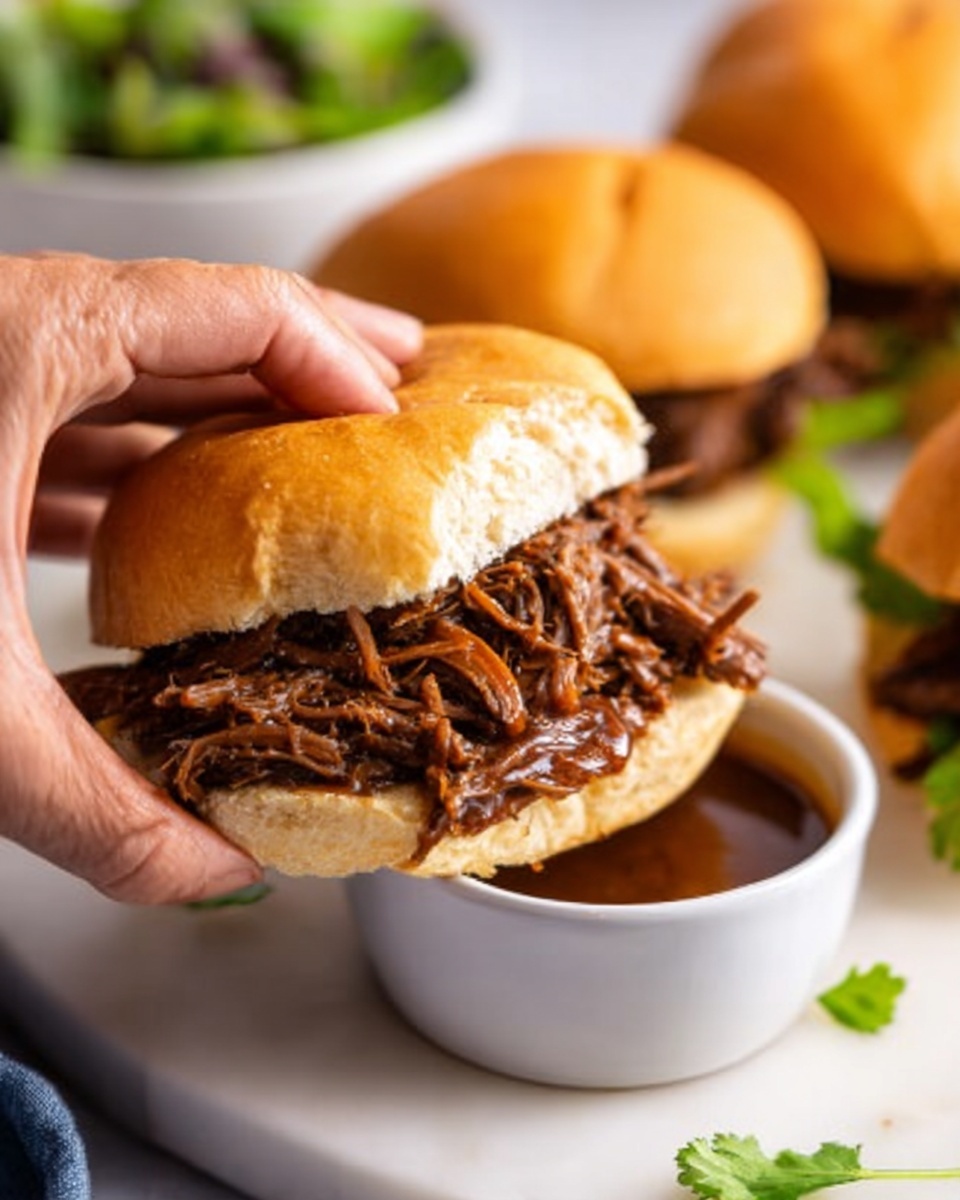 Crock Pot French Dip Sandwiches Recipe - Recipe Image