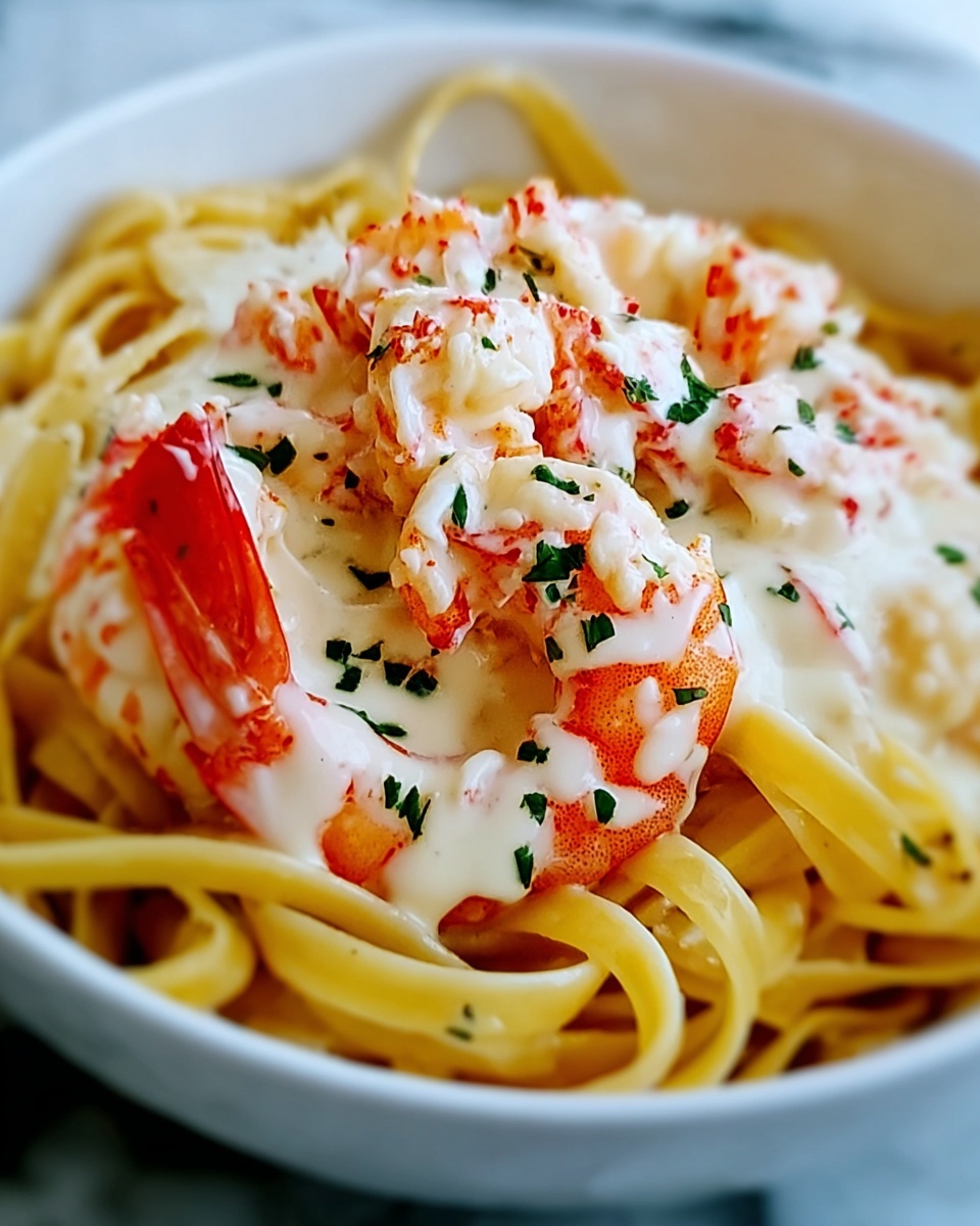 Gourmet Lobster Pasta in a Creamy Dream Sauce Recipe - Recipe Image