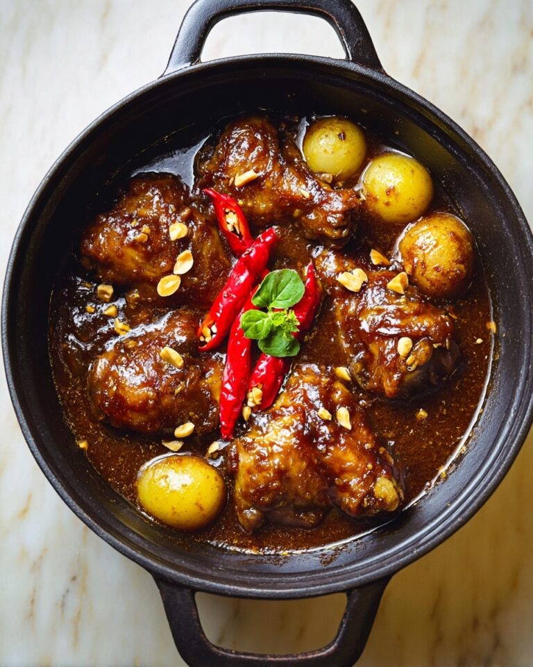 Braised Nutty Satay Chicken Recipe