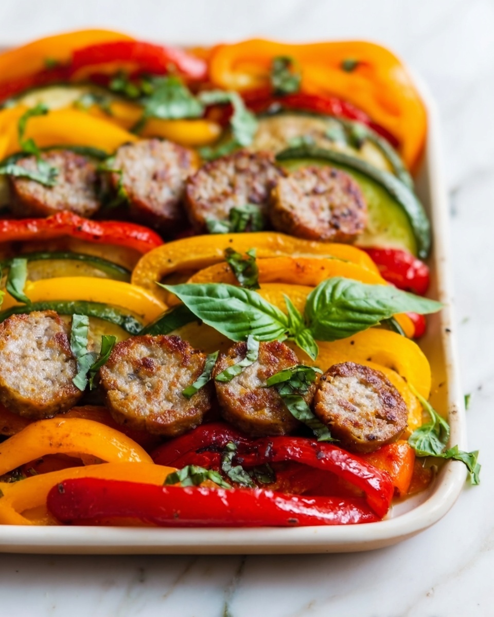 Sausage and Roasted Bell Peppers Recipe - Recipe Image