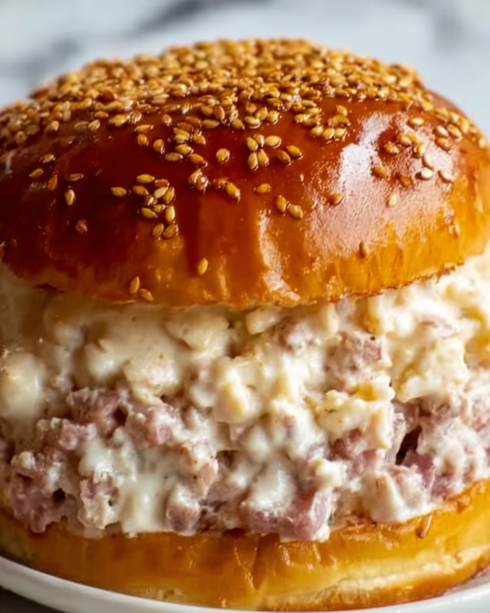 Chicken Alfredo Sloppy Joes Recipe - Recipe Image