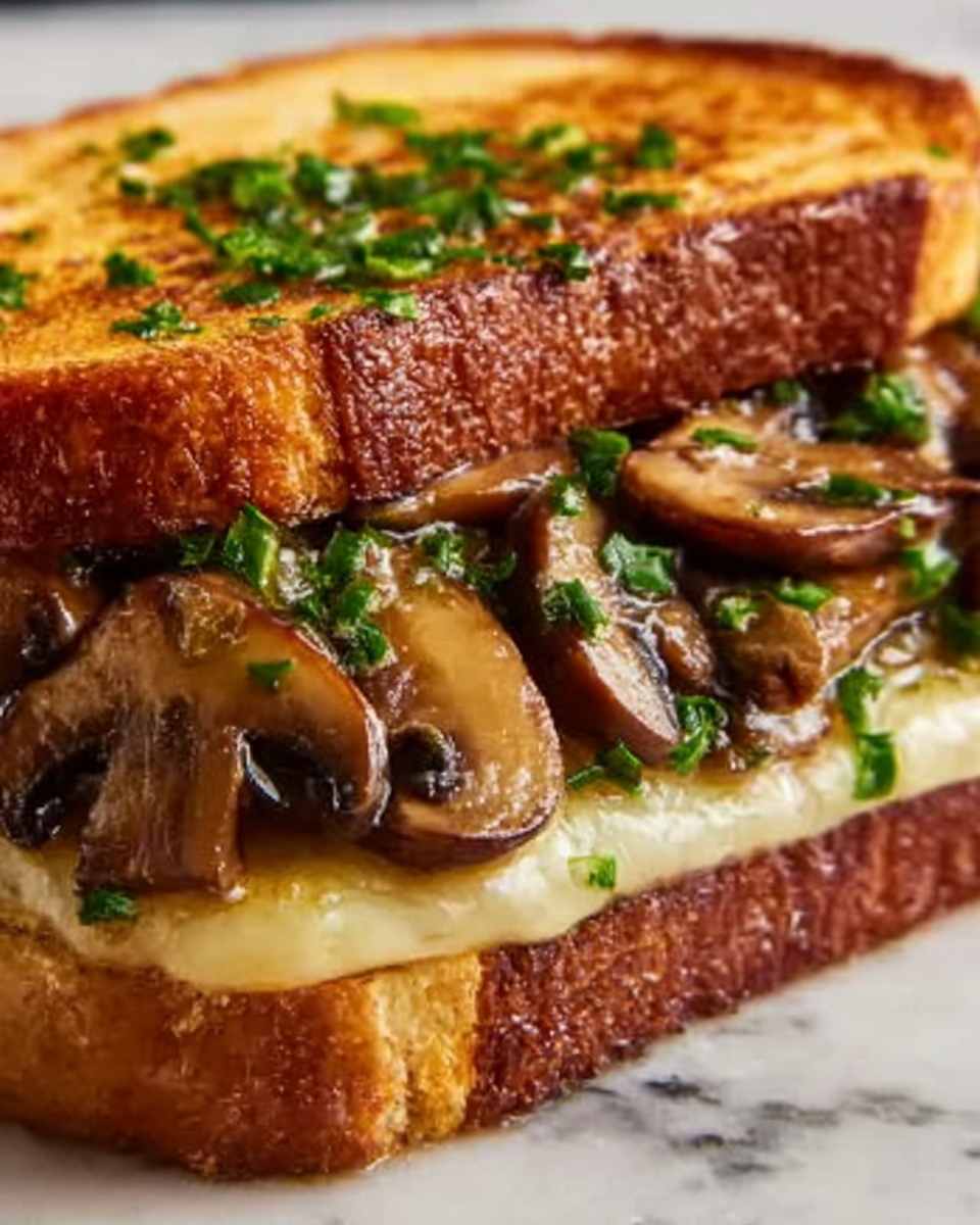 Mushroom Sandwich Melts Recipe - Recipe Image