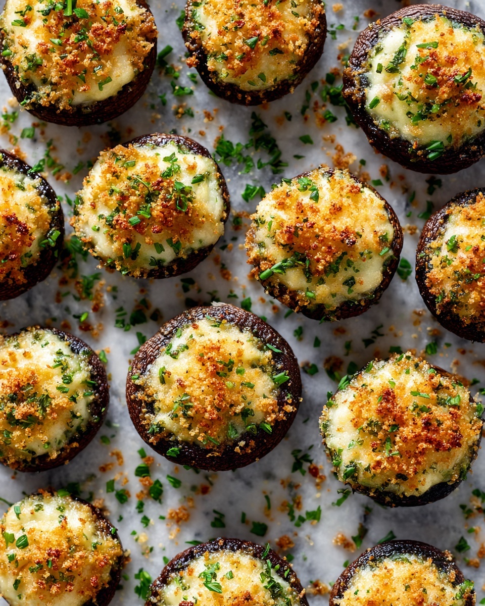 Crab-Stuffed Mushrooms Recipe - Recipe Image