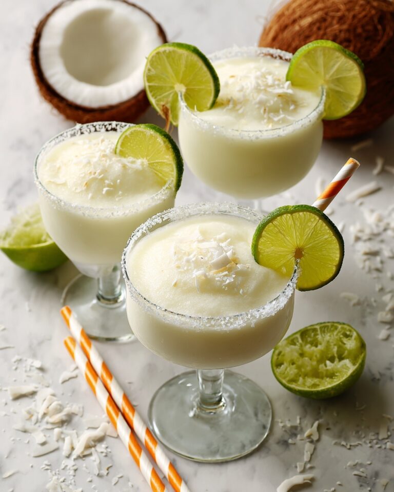 Coconut Lime Frozen Margaritas Recipe