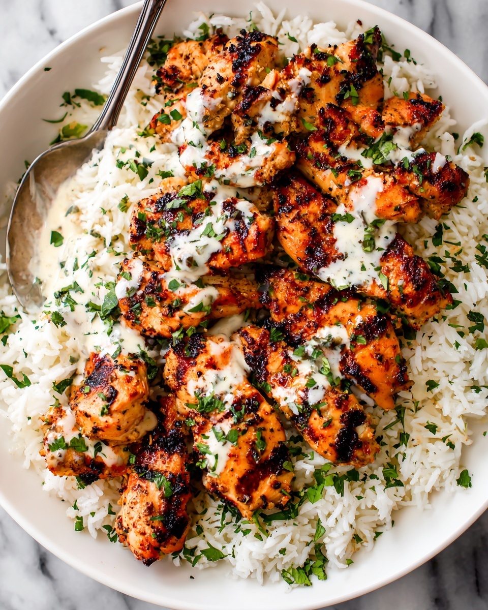 Creamy Herb Chicken & Basmati Rice Recipe - Recipe Image
