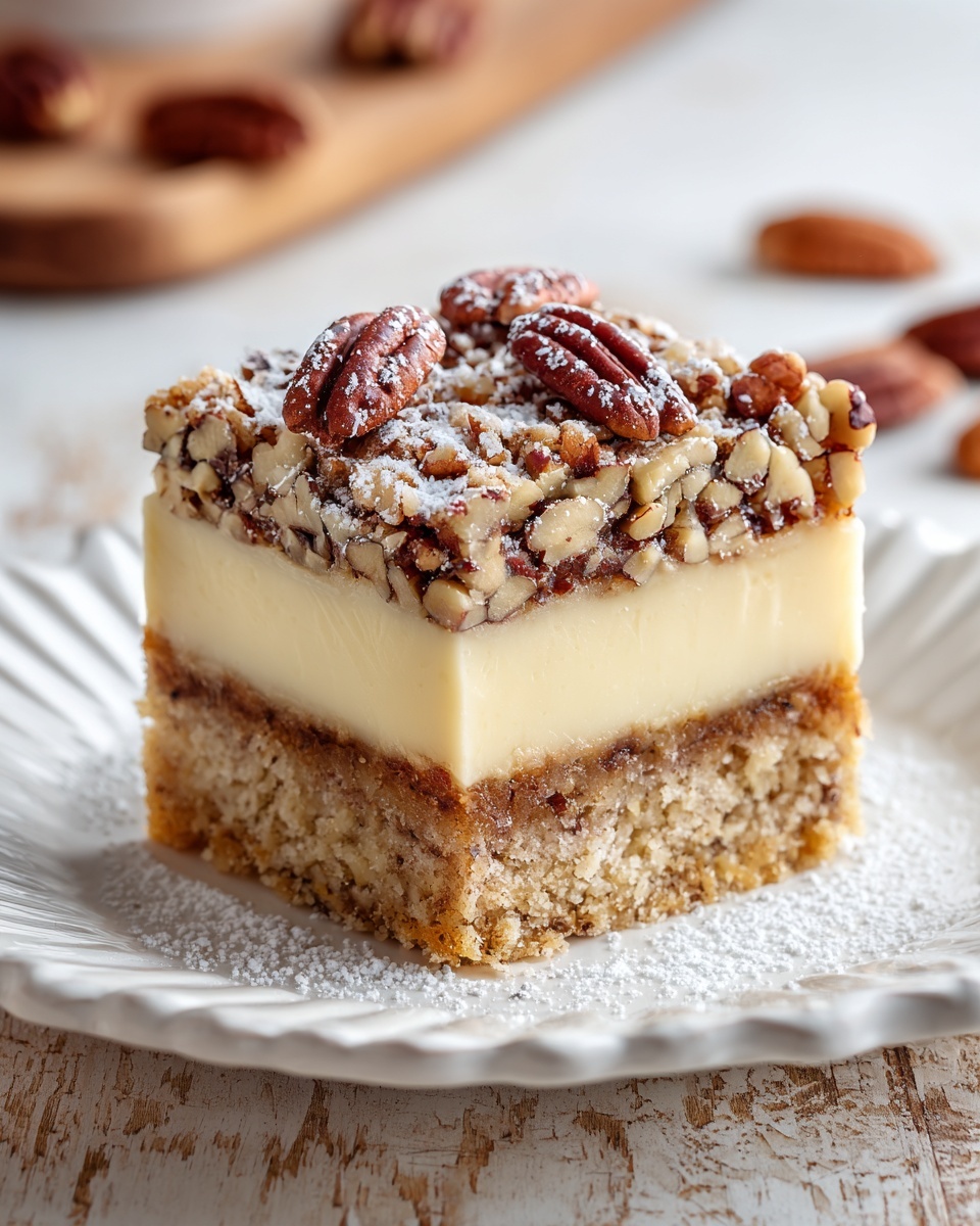 Pecan Pie Cheesecake Bars Recipe - Recipe Image