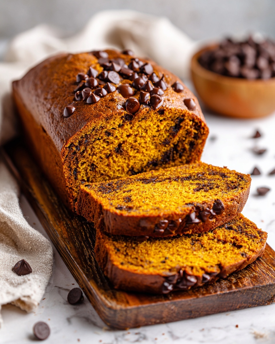 Pumpkin Chocolate Chip Bread Recipe - Recipe Image