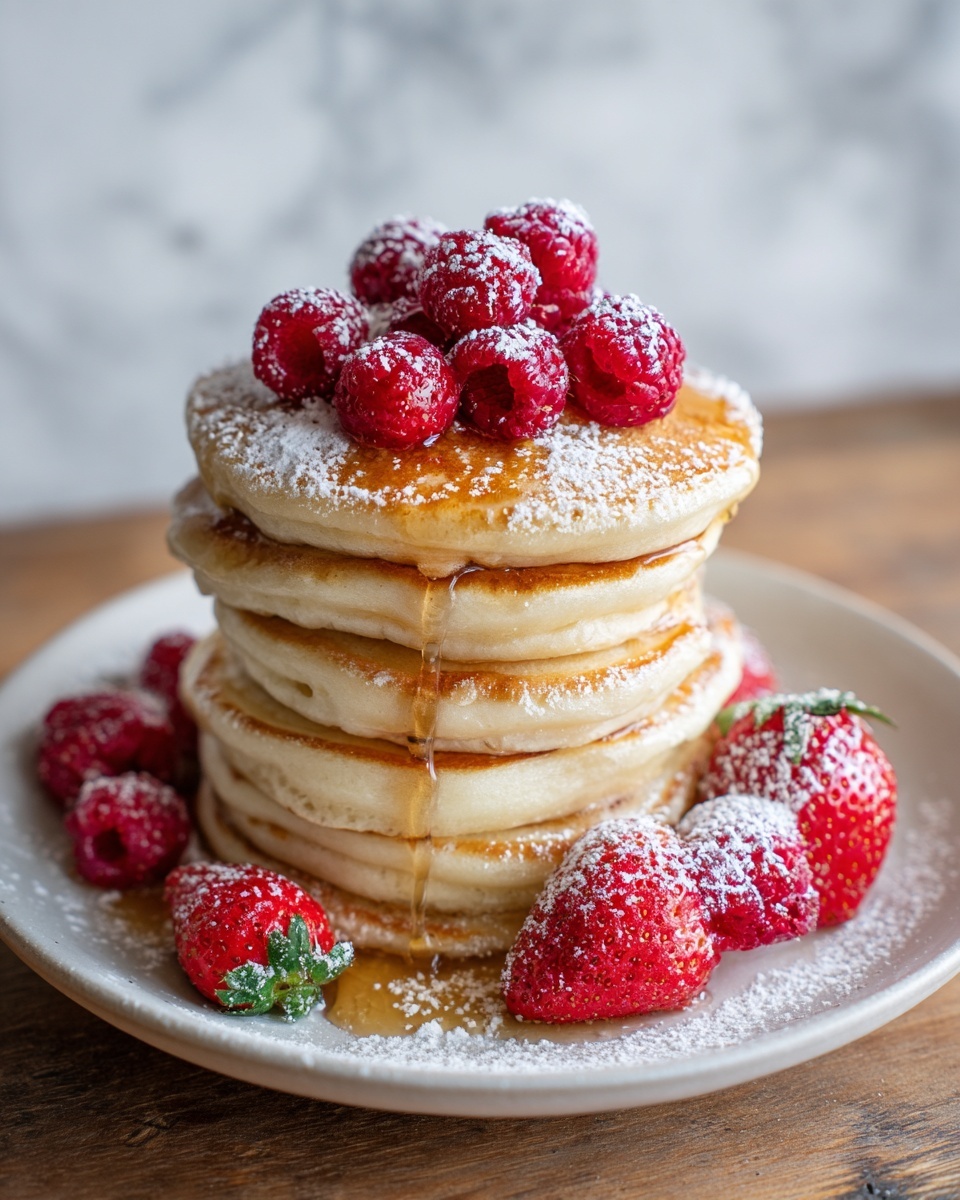 Fluffy Japanese Soufflé Pancakes Recipe - Recipe Image