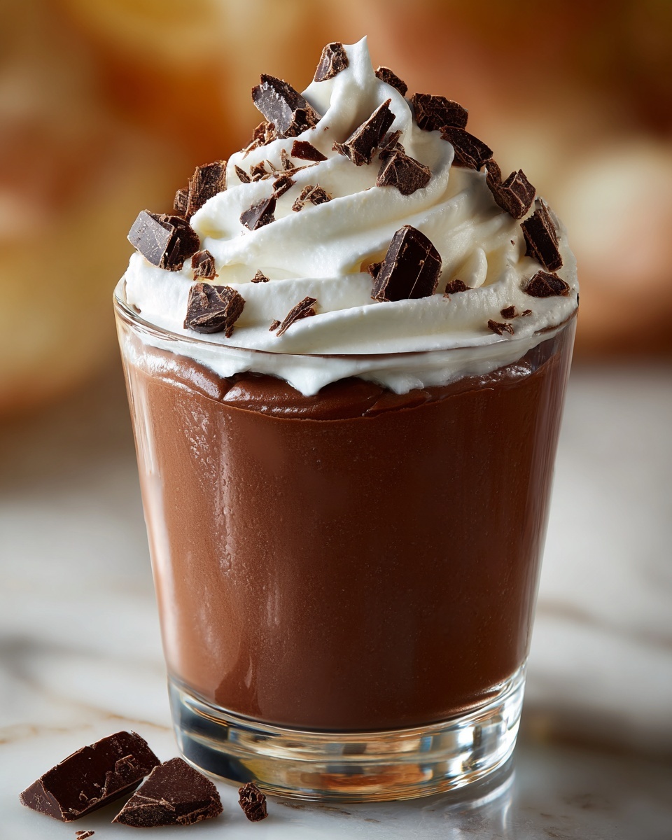 Decadent Homemade Chocolate Pudding Recipe - Recipe Image