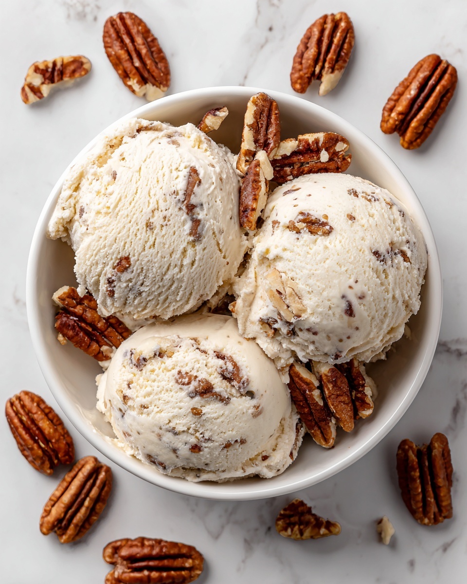 Homemade Butter Pecan Ice Cream Recipe - Recipe Image