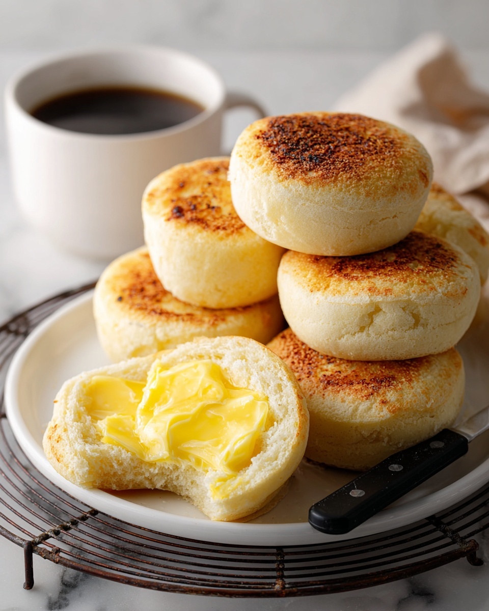 Homemade English Muffins Recipe - Recipe Image