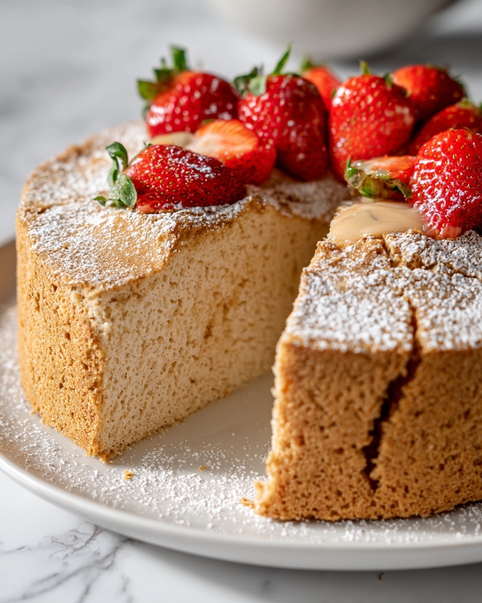 Nana's Strawberry Rhubarb Cake Recipe - Recipe Image