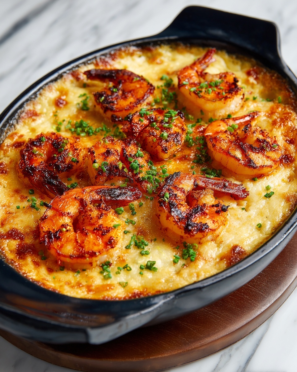 Garlic Shrimp Gratin Recipe - Recipe Image