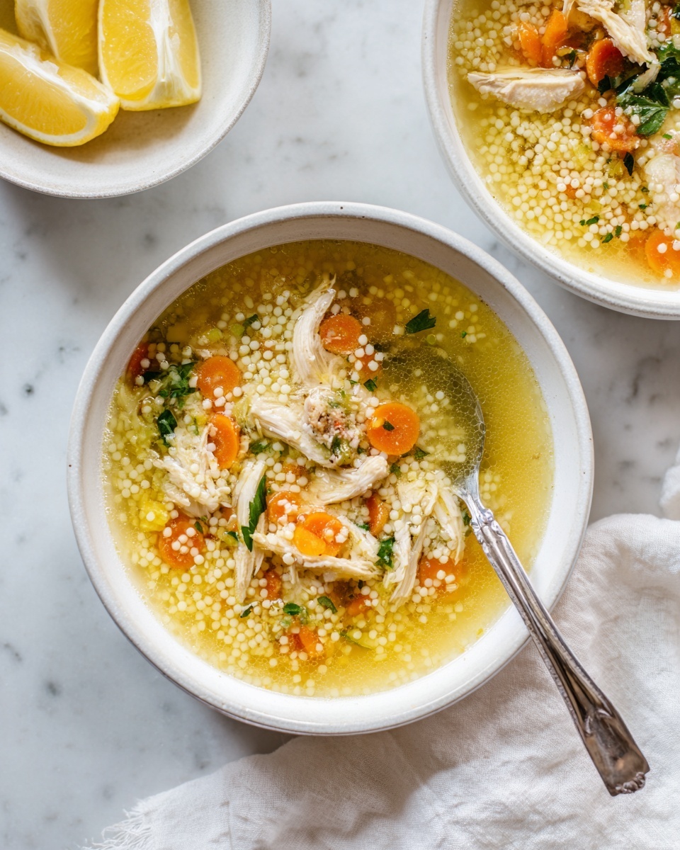 Lemon Chicken Orzo Soup Recipe - Recipe Image