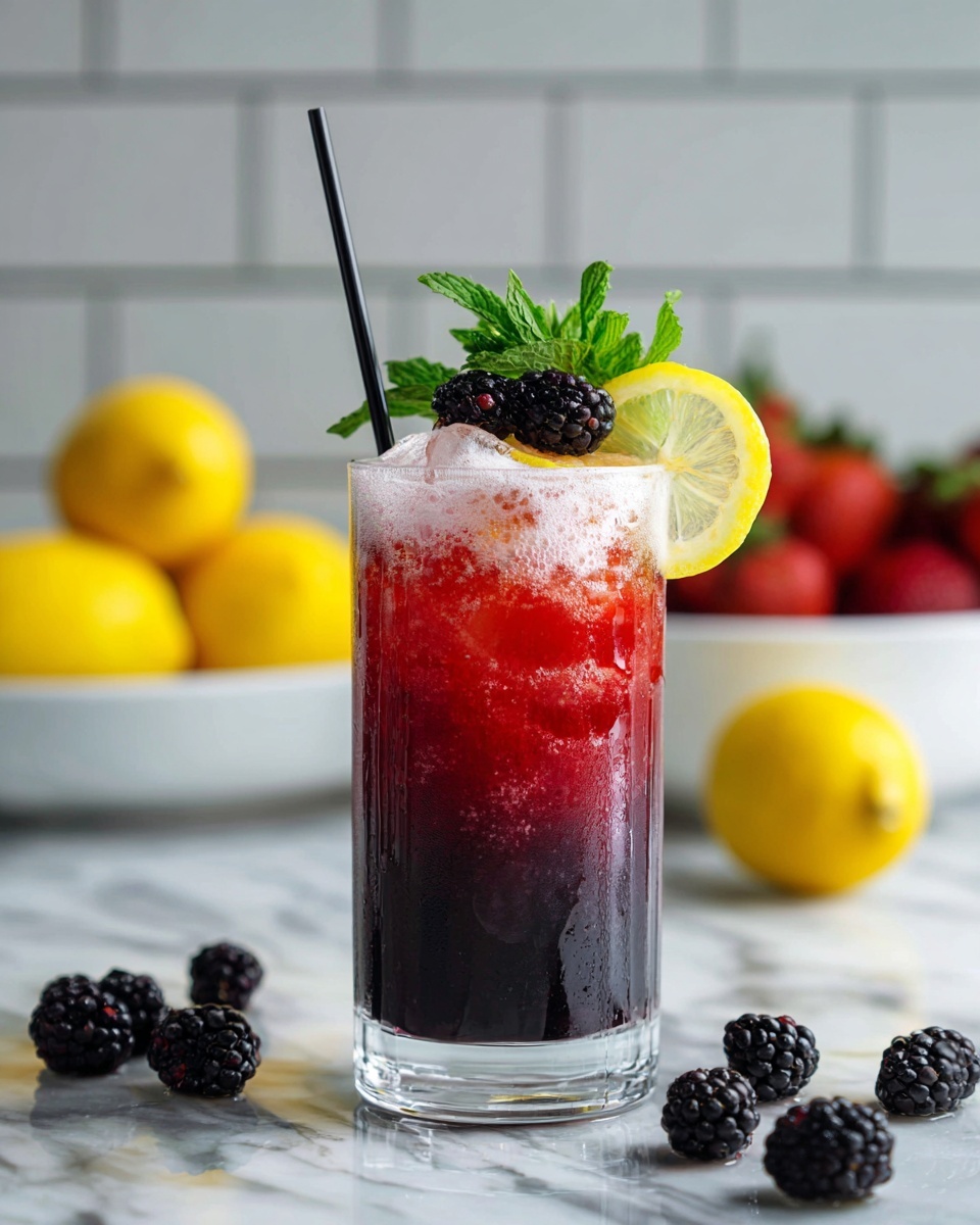 Triple Berry Lemonade Recipe - Recipe Image
