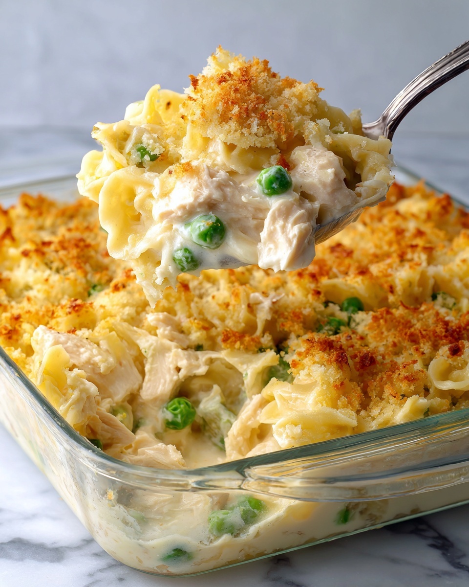Creamy Chicken Noodle Casserole Recipe - Recipe Image