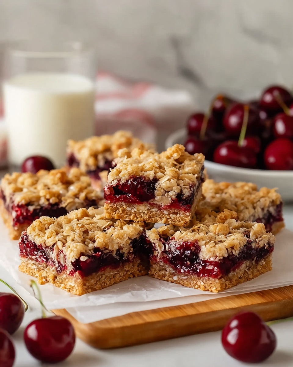 Cherry Crumble Bars Recipe - Recipe Image