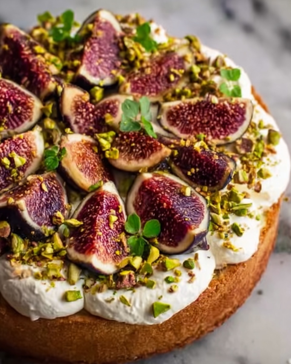 Fig, Goat Cheese & Pistachio Wreath Recipe - Recipe Image