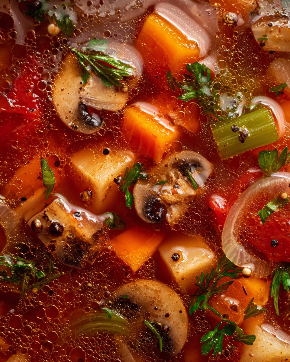 The BEST Vegetable Beef Soup Recipe - Recipe Image