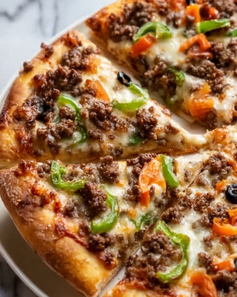 Big Mac Pizza Recipe - Recipe Image