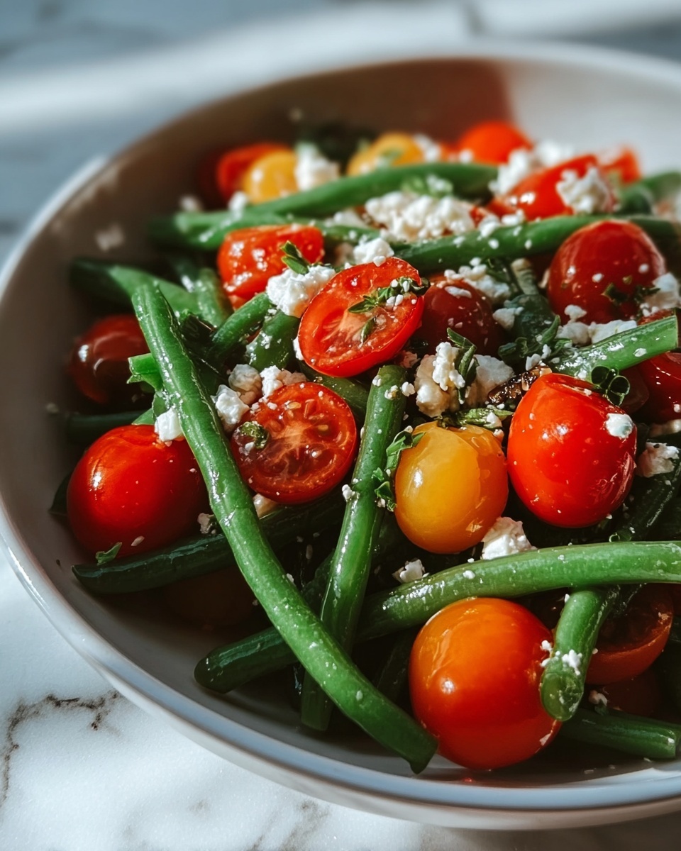 Green Bean and Feta Salad Recipe - Recipe Image