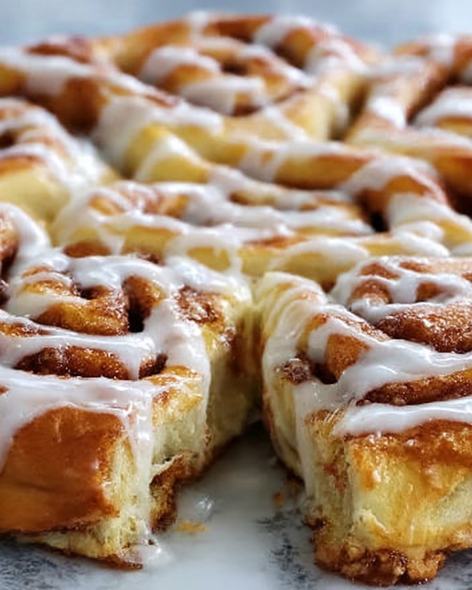 Cinnamon-Sugar Crescent Roll Pizza Recipe - Recipe Image