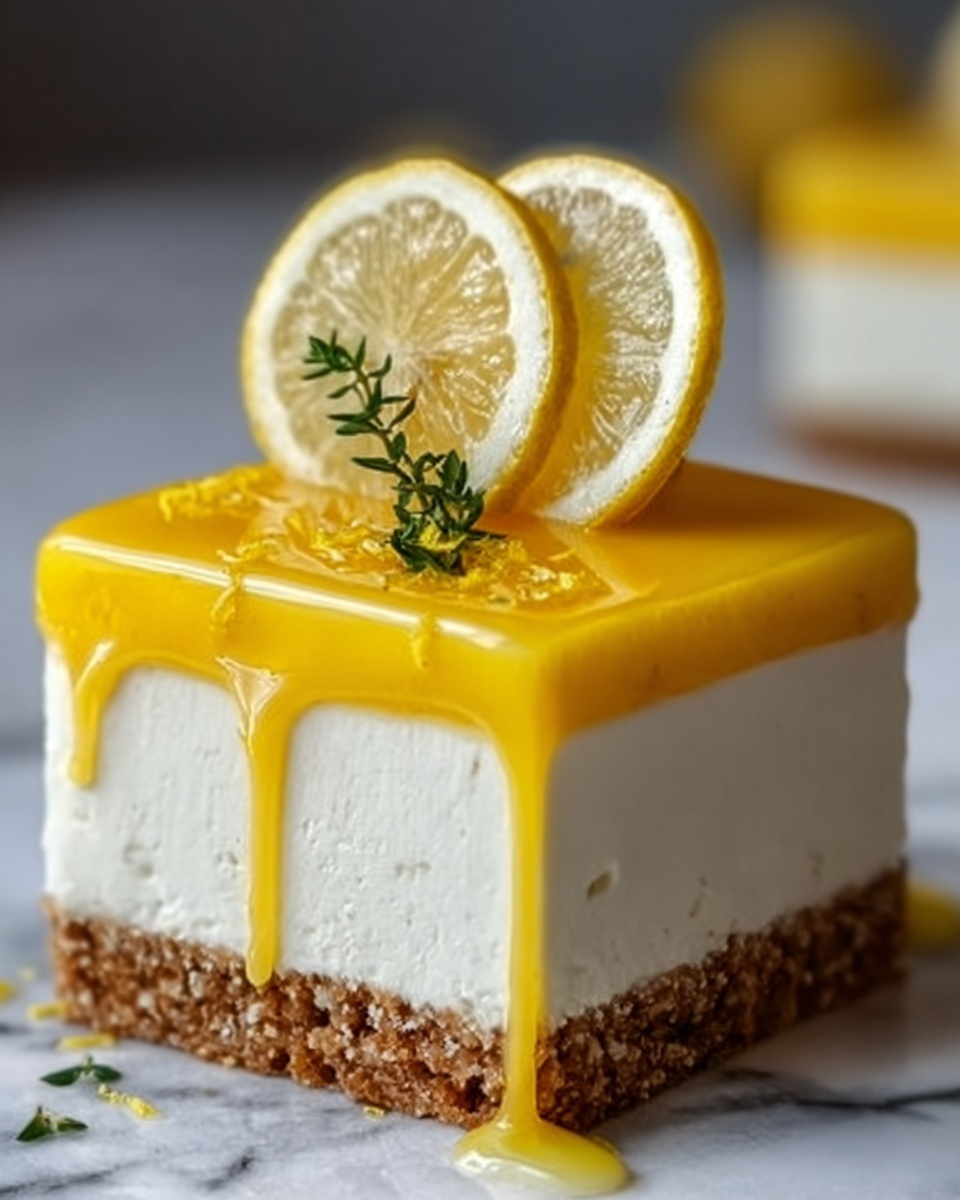 Lemon Cheesecake with Lemon Curd Recipe - Recipe Image