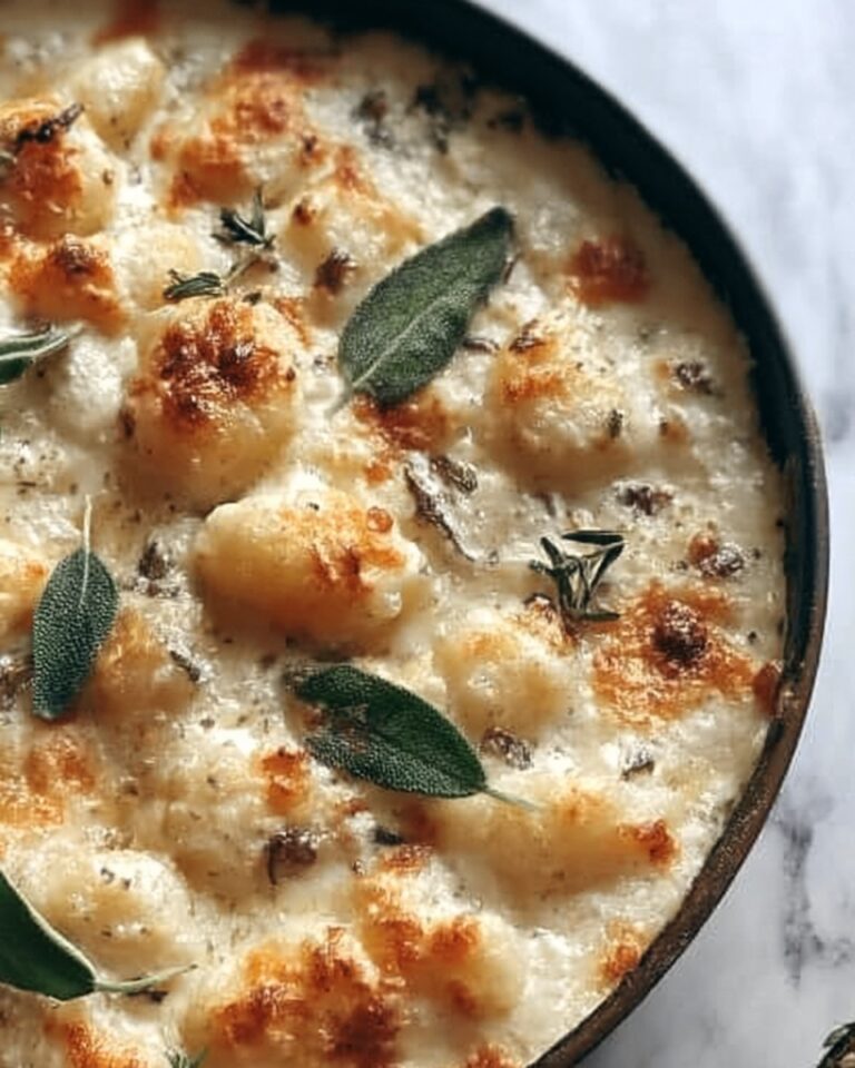 Gnocchi with Truffle Parmesan Sauce Recipe
