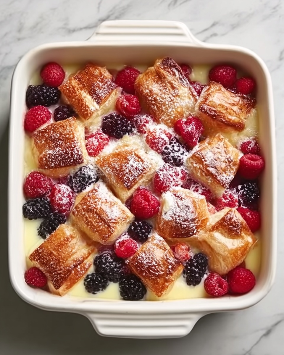 Berry Croissant Bake Recipe - Recipe Image