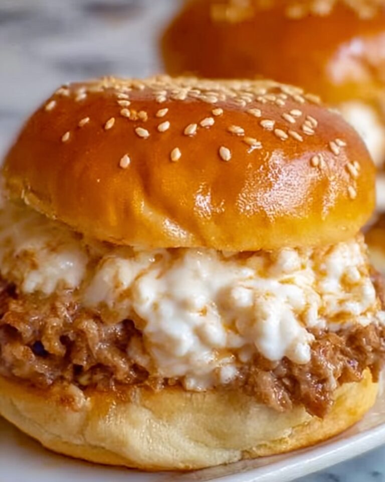 Chicken Alfredo Sloppy Joes Recipe