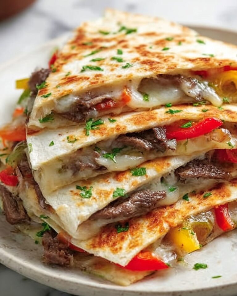 Philly Cheesesteak Quesadilla Recipe