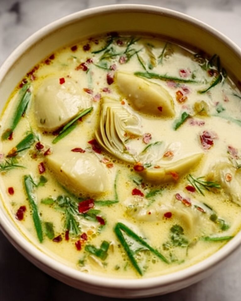 Zesty Tuscan Artichoke Soup Recipe