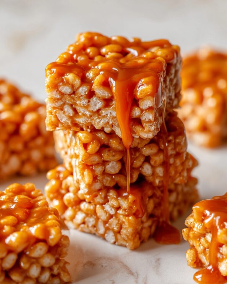 Salted Caramel Rice Krispie Treats Recipe