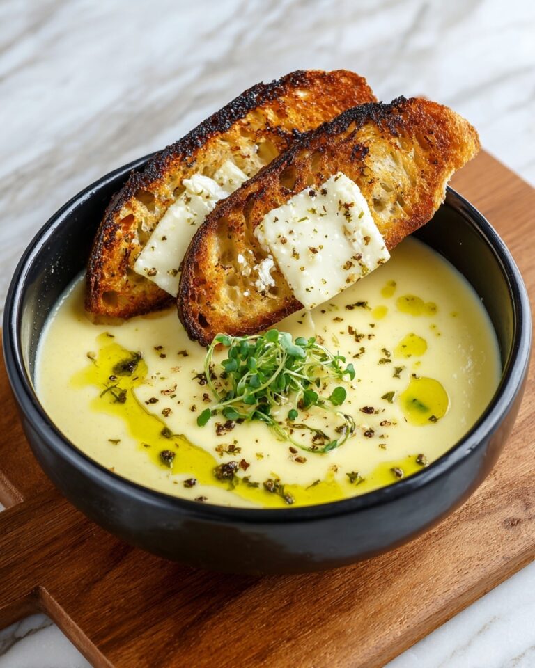 Celeriac Leek Soup with Thyme & Gruyère Toasts: Comfort in a Bowl Recipe