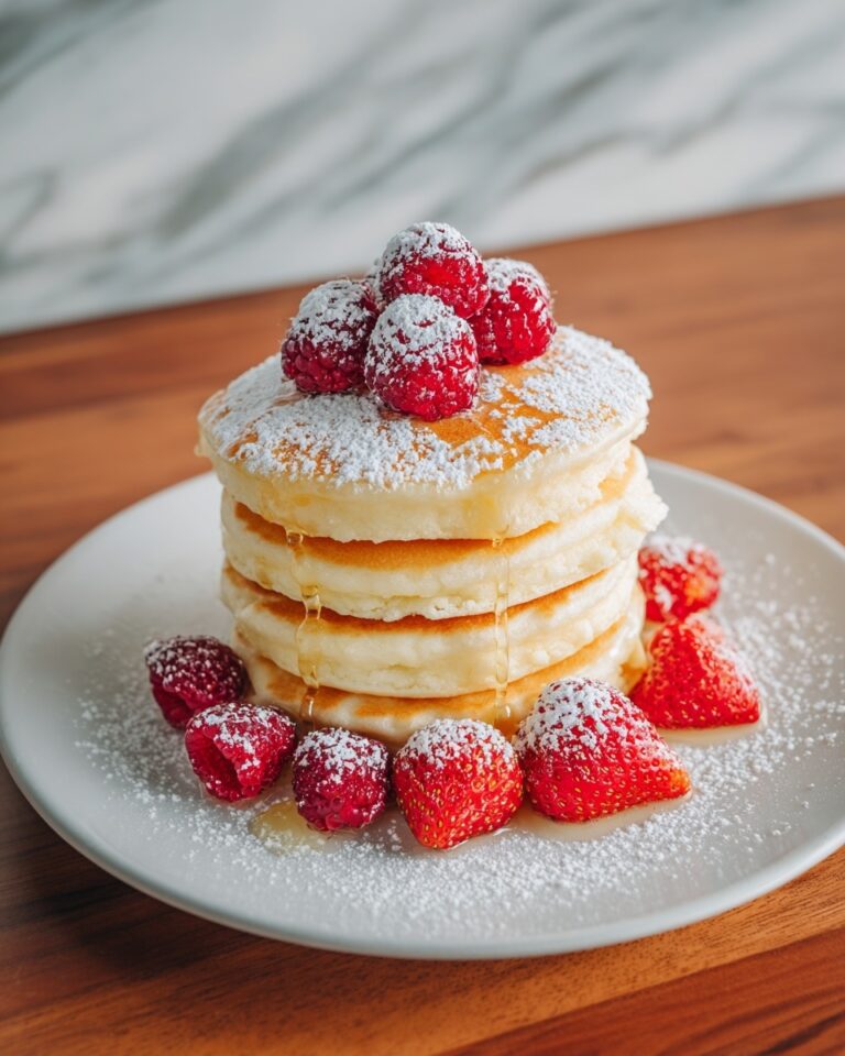 Fluffy Japanese Soufflé Pancakes Recipe