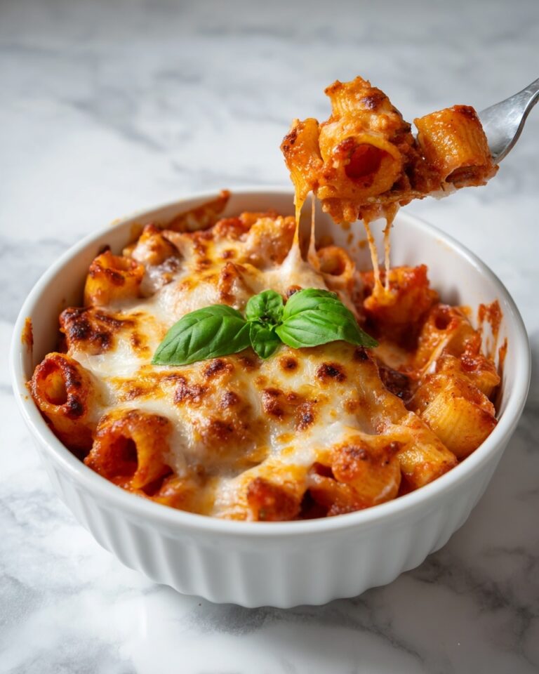 Three Cheese Baked Ziti Recipe