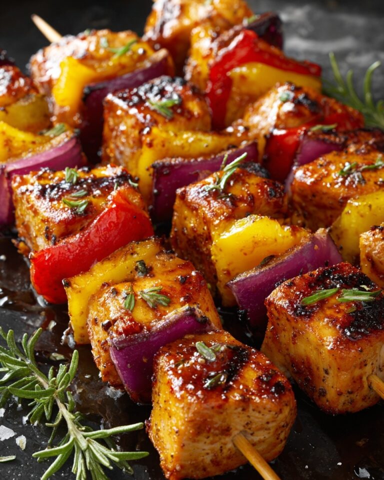Hawaiian Chicken Skewers Recipe