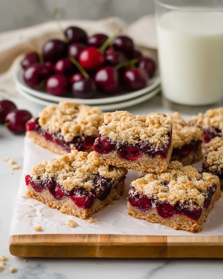 Cherry Crumble Bars Recipe