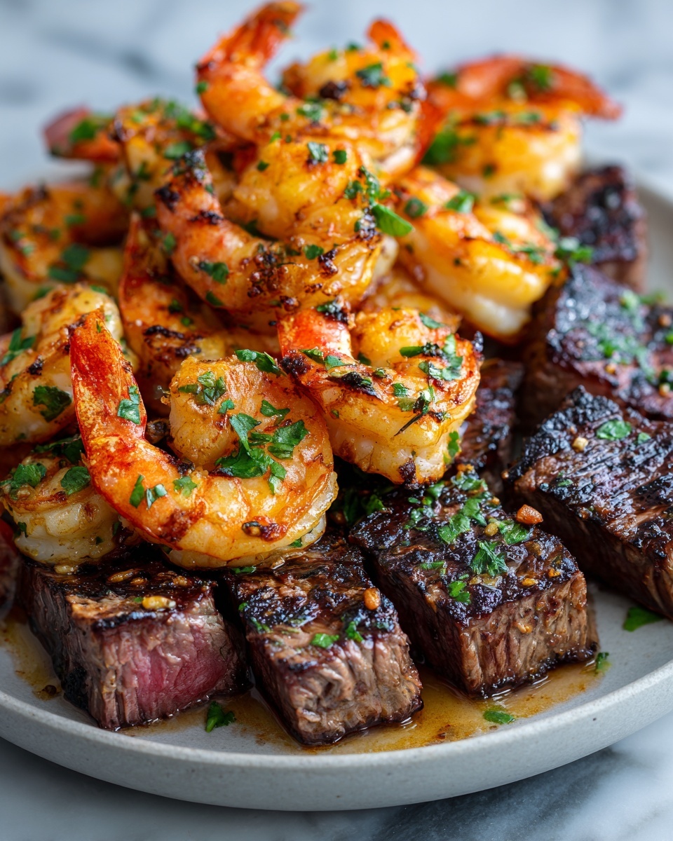 Steak and Shrimp Scampi Recipe - Recipe Image