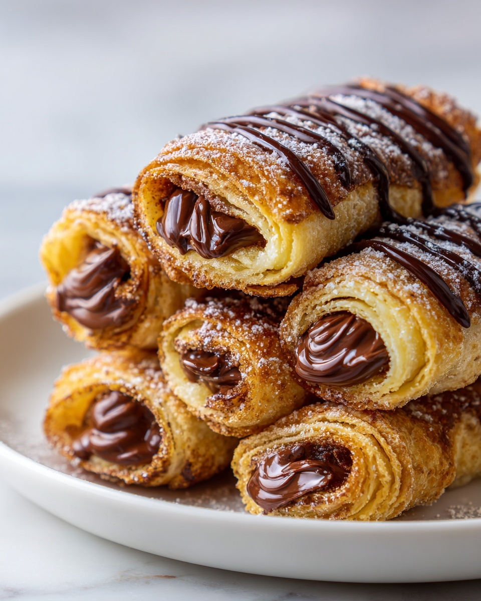 Peanut Butter Cup French Toast Rolls Recipe - Recipe Image