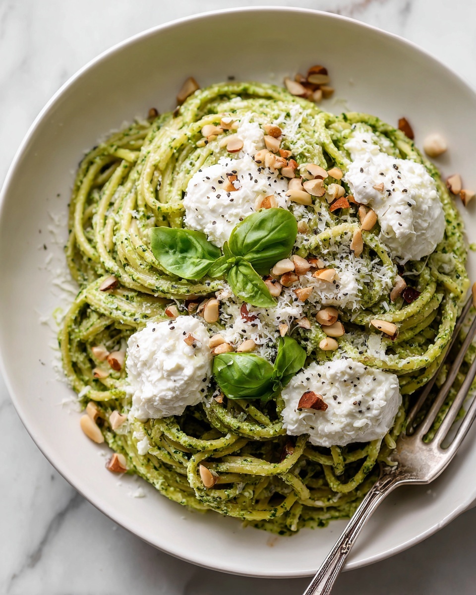 Creamy Pesto Pasta Sauce Recipe - Recipe Image