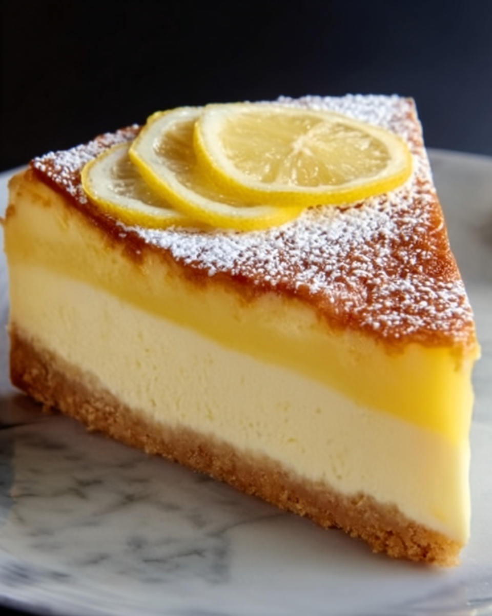 Lemon Custard Cake Recipe - Recipe Image