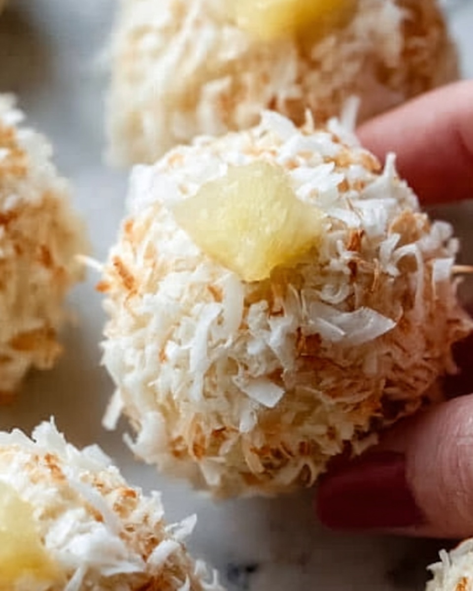 Pineapple Coconut No-Bake Balls Recipe - Recipe Image