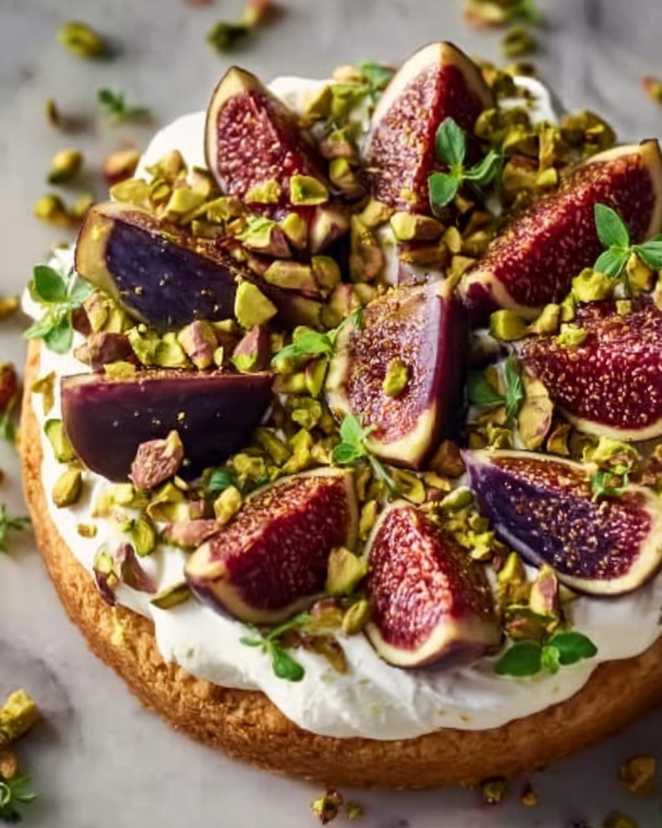 Fig, Goat Cheese & Pistachio Wreath Recipe - Recipe Image