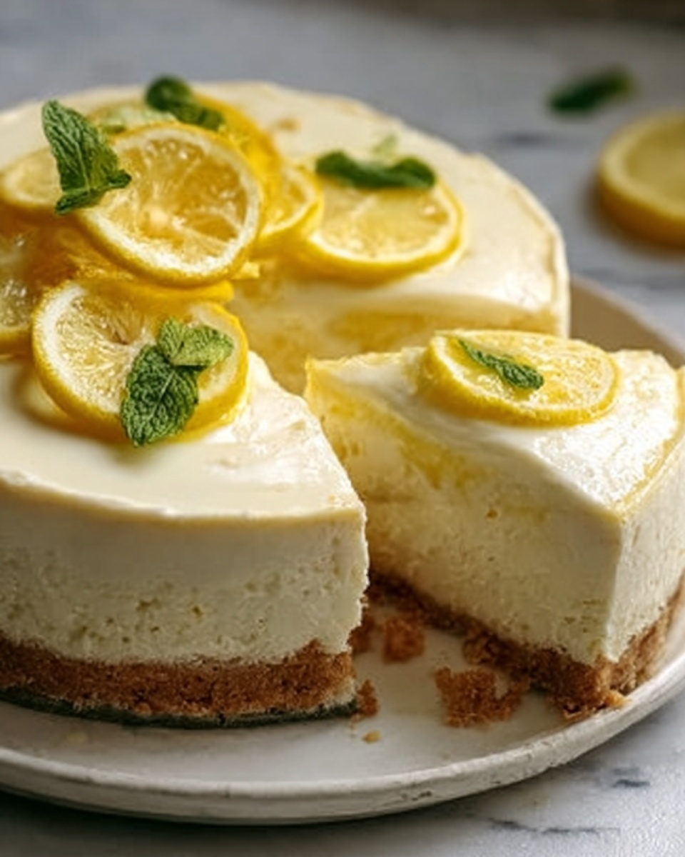 Lemon Cheesecake Cake Recipe - Recipe Image